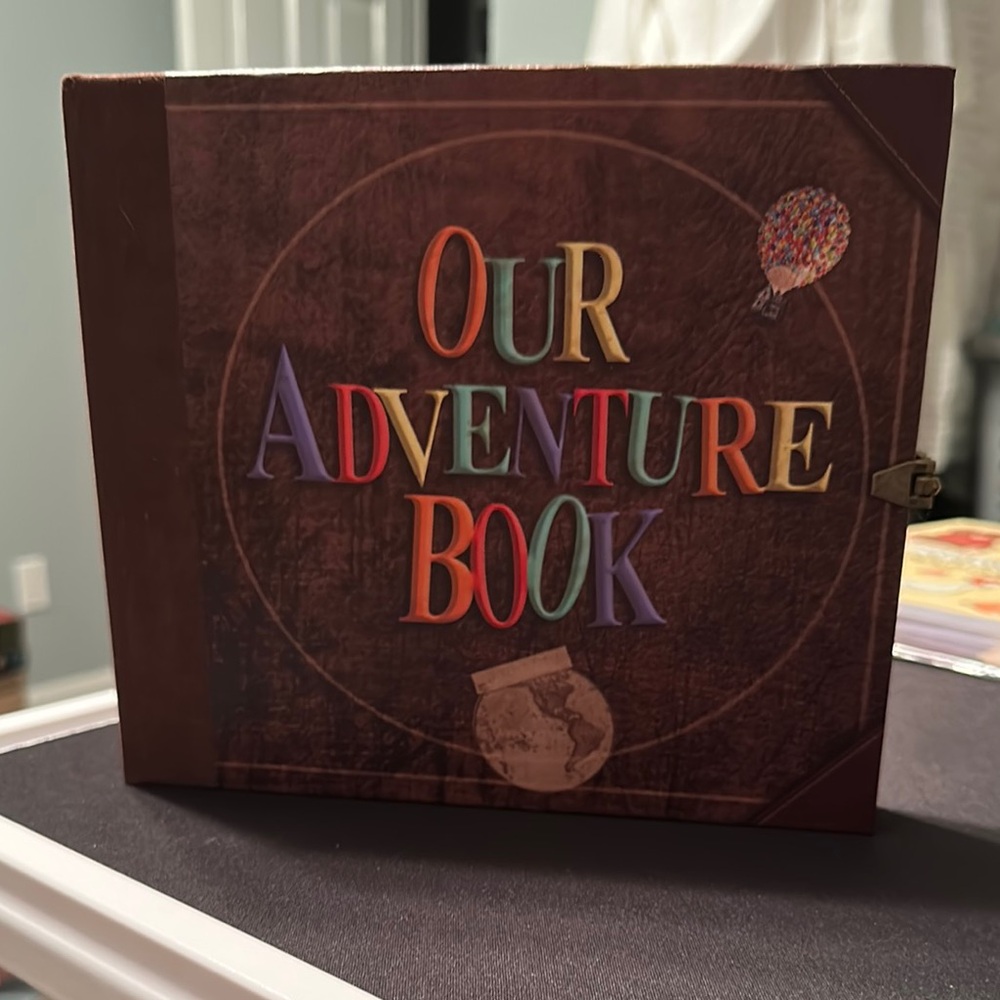Colorful 'Our Adventure Book' Scrapbook